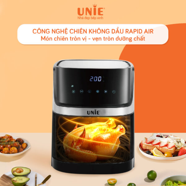 Nồi Chiên Không Dầu Unie UE600